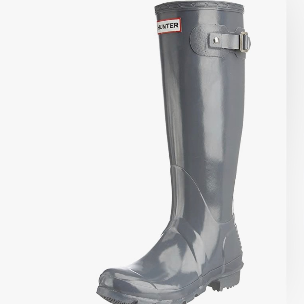 HUNTER tall grey boots